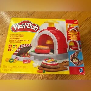 Pkay doh Pizza Oven Playset - Red and Yellow